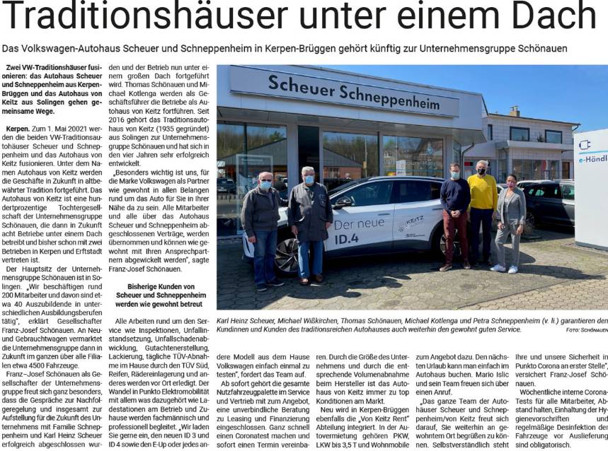 Unternehmensgruppe Schönauen / von Keitz / Scheuer Schneppenheim